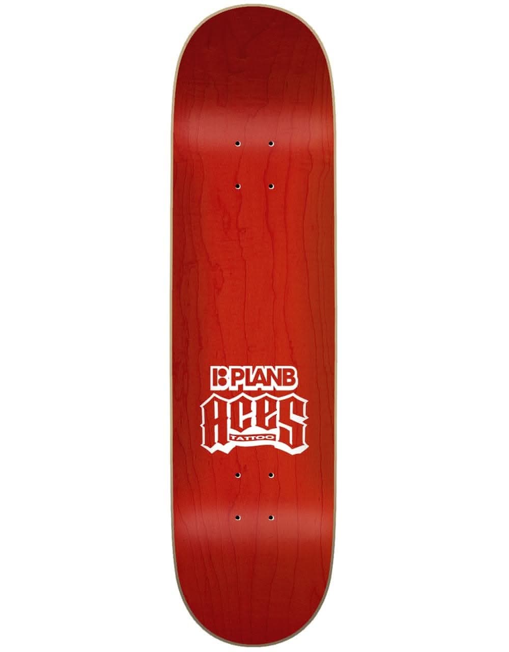 Plan B x Aces Tattoo McClung Cranial Skateboard Deck - 8.375"