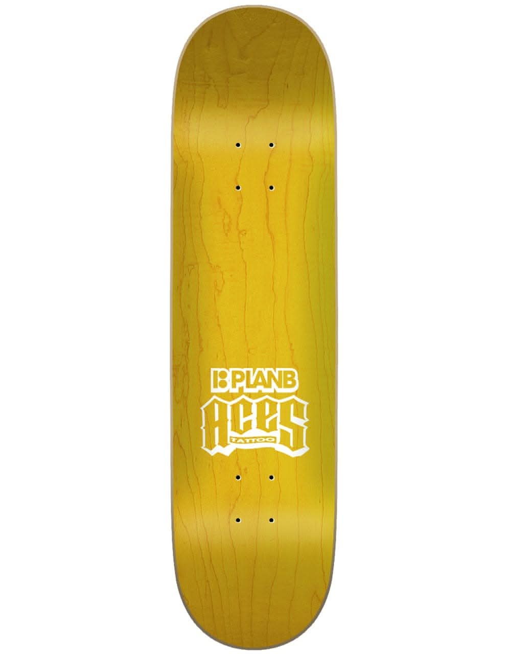 Plan B x Aces Tattoo Duffy Cranial Skateboard Deck - 8.75"