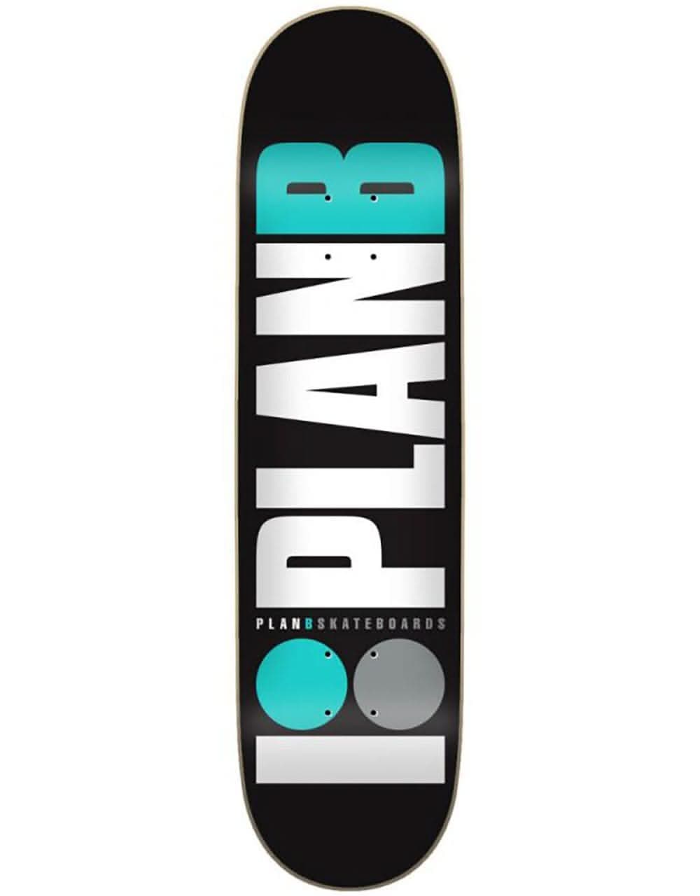 Plan B Team OG Teal Skateboard Deck - 8.25"