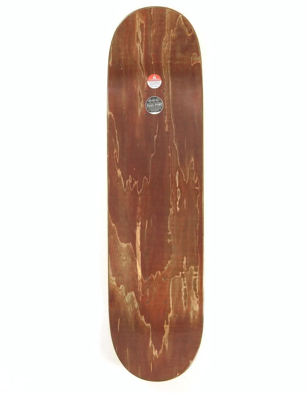 Pass Port Thirsty 'Shady Shadow' Skateboard Deck - 8.6"