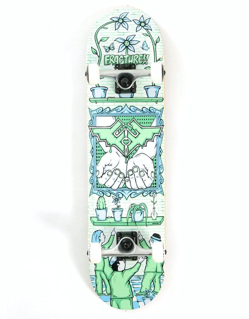 Fracture x Adswarm Complete Skateboard - 8"