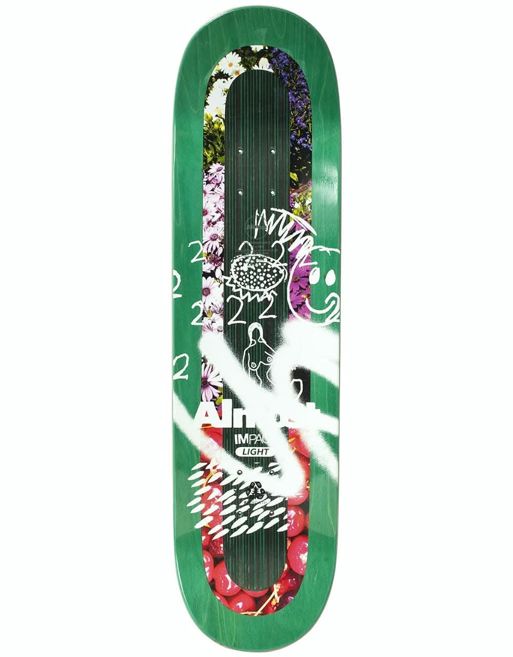 Almost Yuri In Bloom Impact Light Skateboard Deck - 8.5"