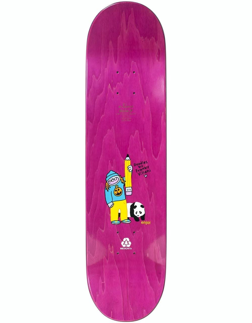 Enjoi Deedz Villani R7 Skateboard Deck - 8"