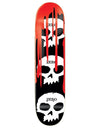 Zero 3 Skulls w/Blood Skateboard Deck - 8"