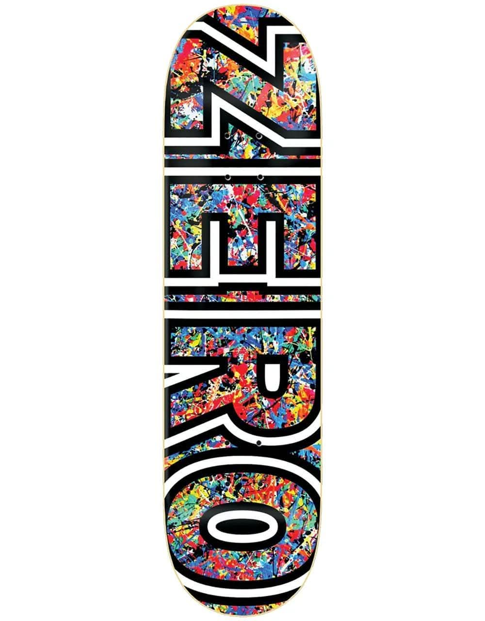 Zero Brockman Splatter Bold Skateboard Deck - 8"