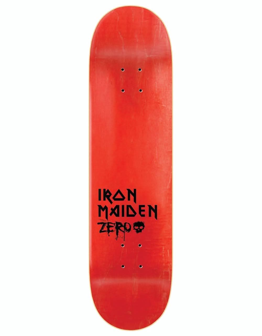 Zero x Iron Maiden Number of the Beast Skateboard Deck - 8"