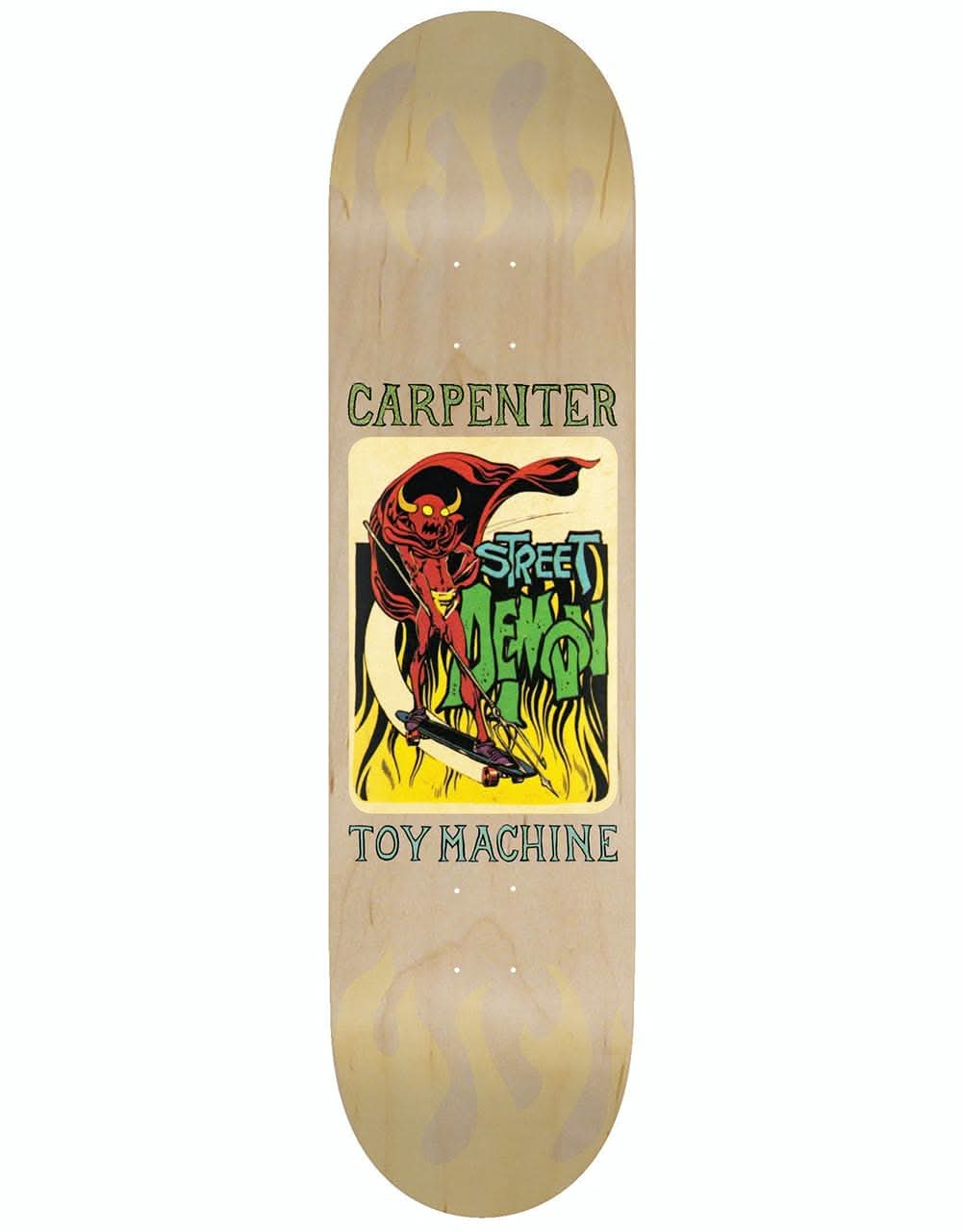 Toy Machine Carpenter Street Demon Skateboard Deck - 8"