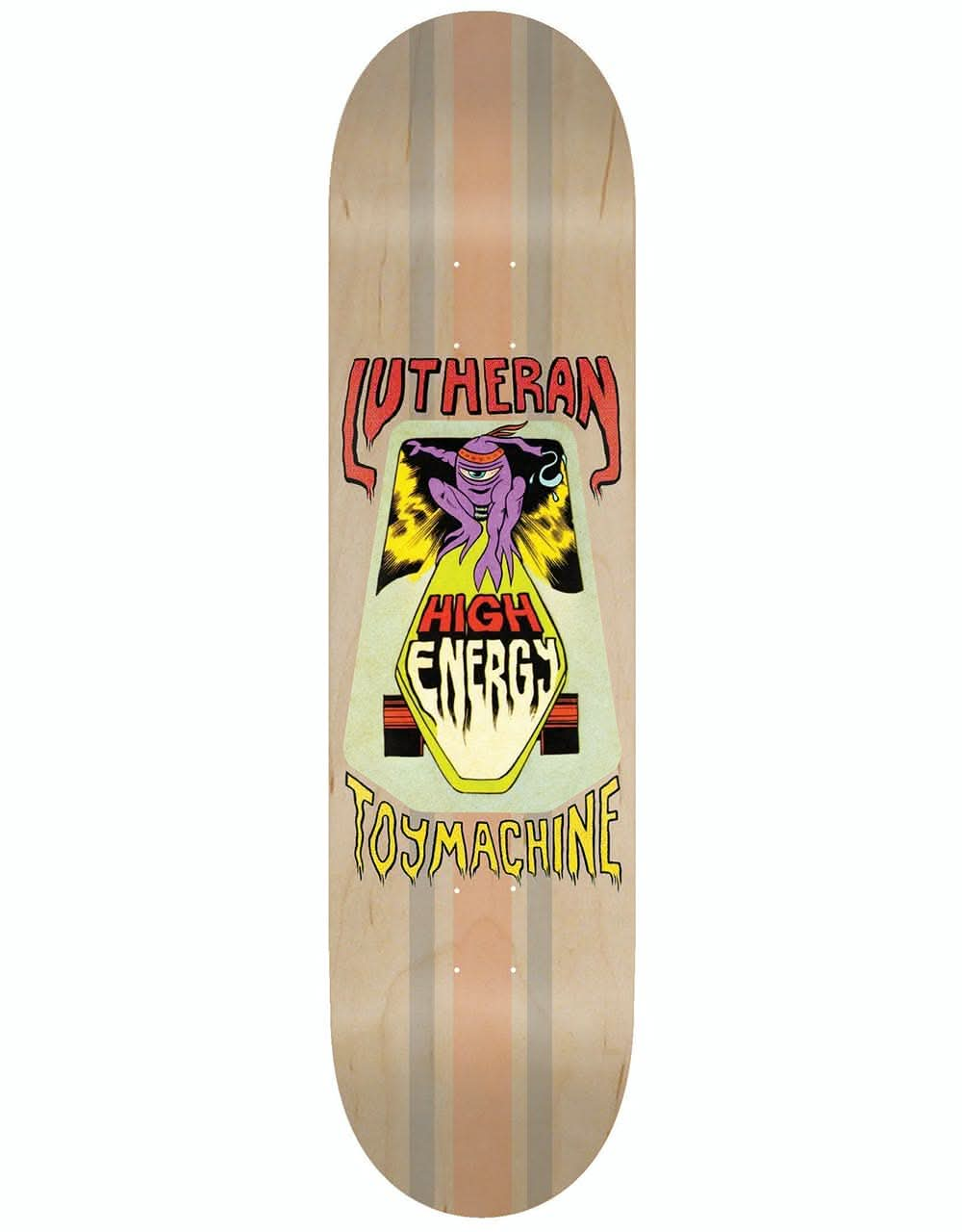 Toy Machine Lutheran High Energy Skateboard Deck - 8.25"