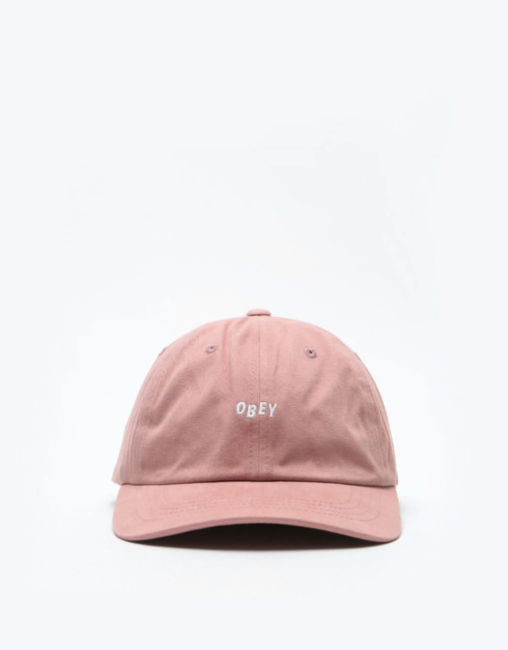 Obey Jumble Bar III 6 Panel Cap - Rose