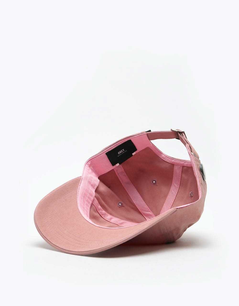 Obey Jumble Bar III 6 Panel Cap - Rose