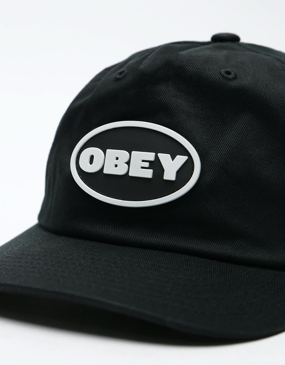 Obey Struggle Strapback Cap - Black