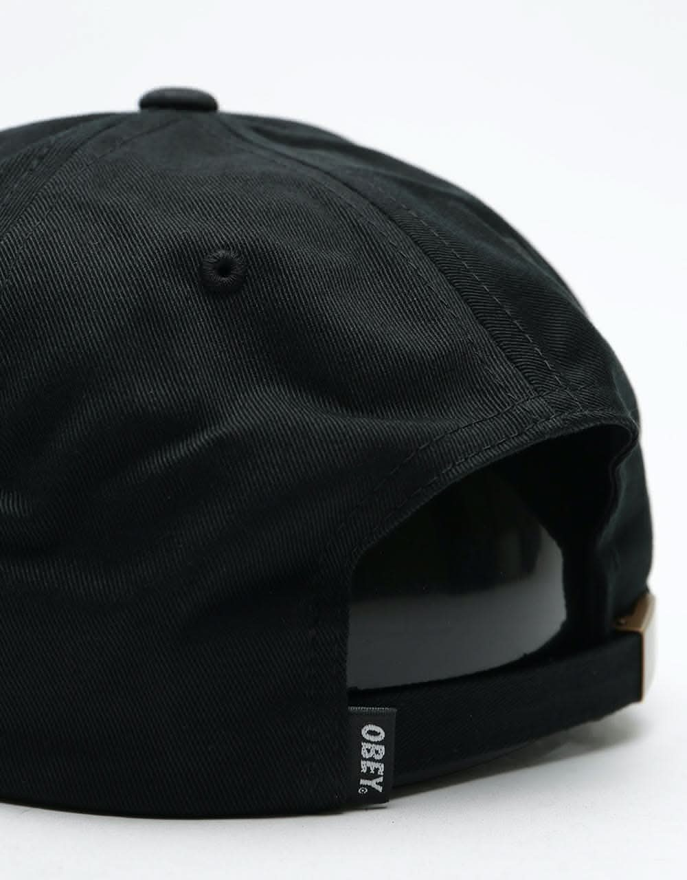 Obey Struggle Strapback Cap - Black