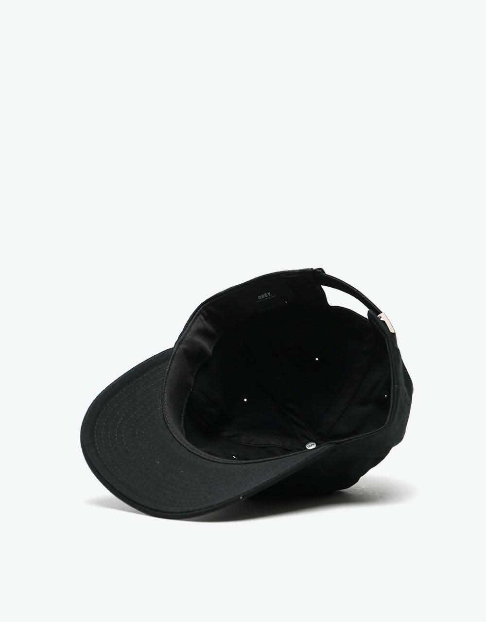 Obey Struggle Strapback Cap - Black