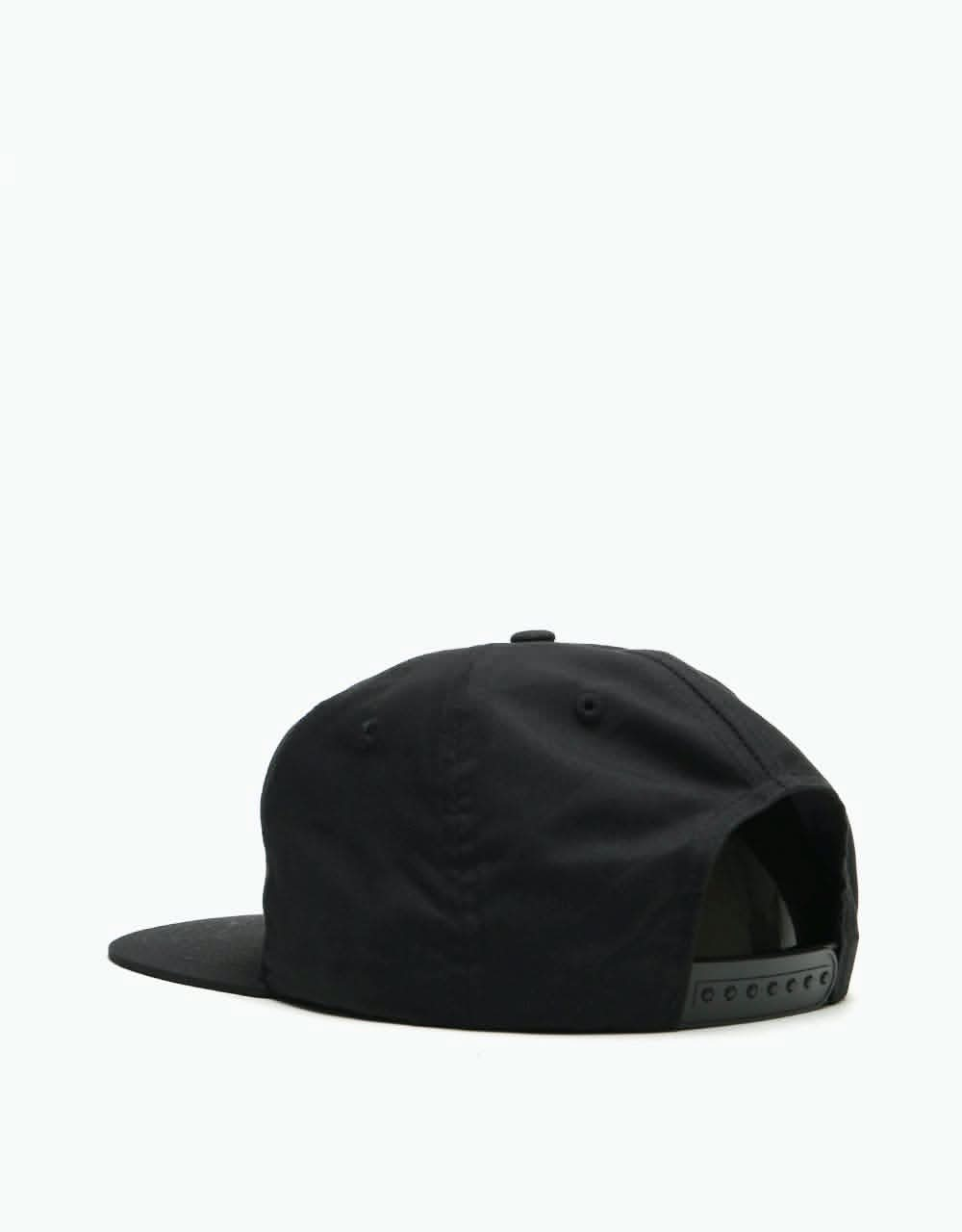 Thrasher Flame Logo Snapback - Black