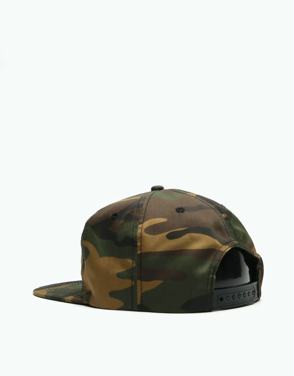 Thrasher Flame Logo Snapback - Camo