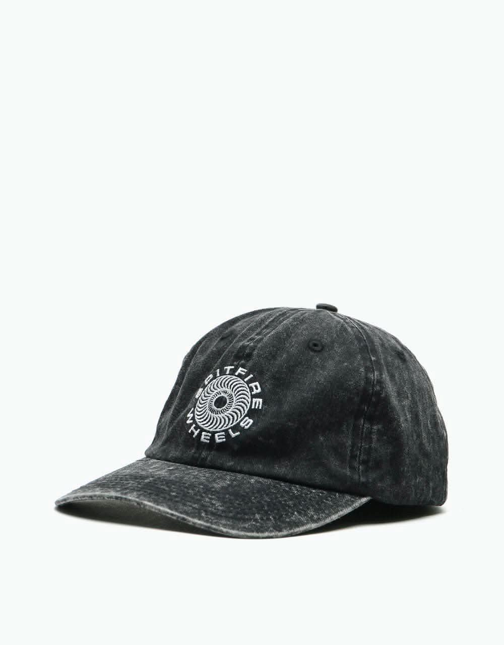 Spitfire Classic 87' Swirl Strapback Cap - Black/White