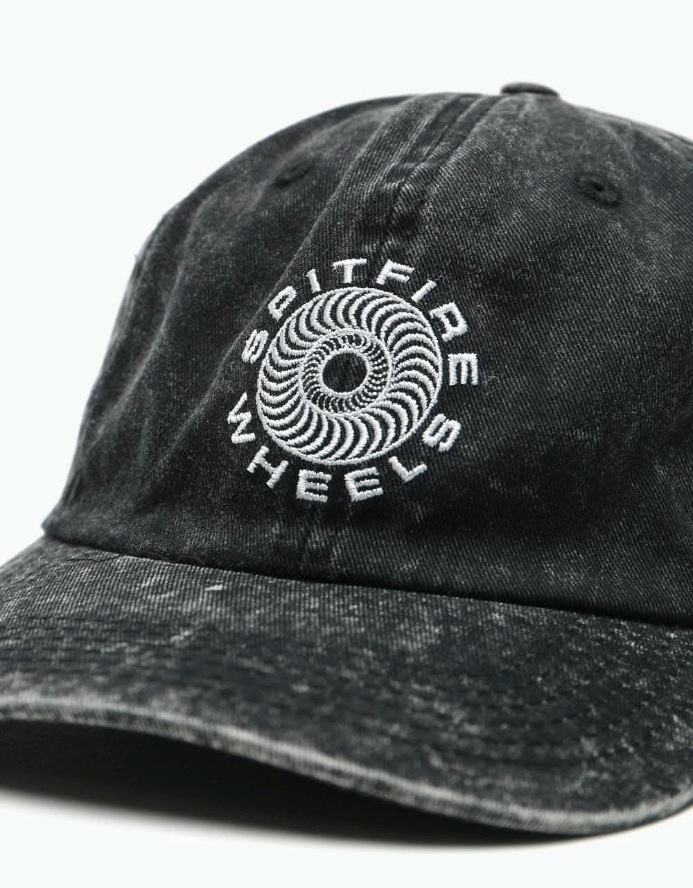 Spitfire Classic 87' Swirl Strapback Cap - Black/White