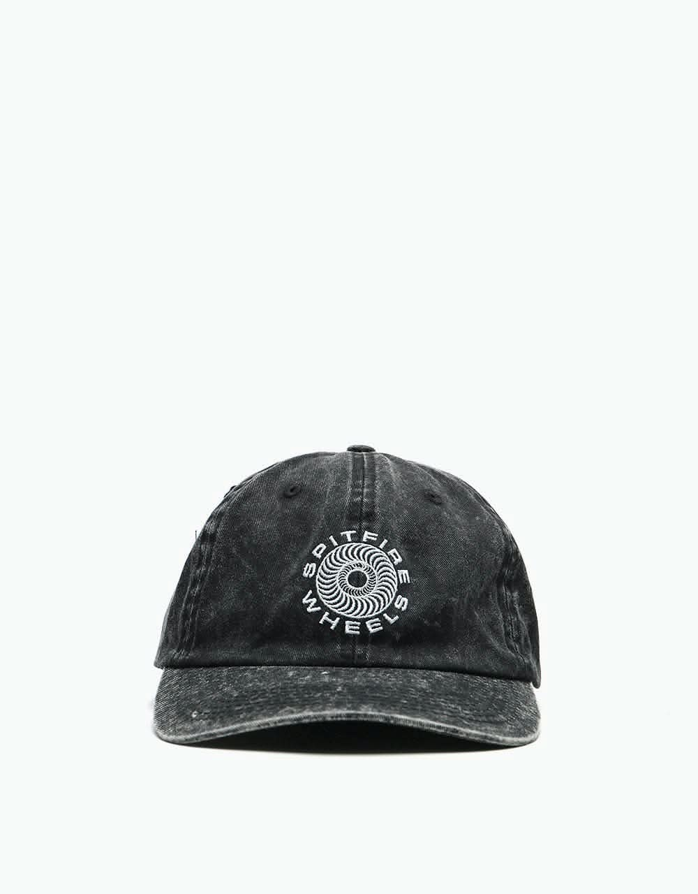 Spitfire Classic 87' Swirl Strapback Cap - Black/White