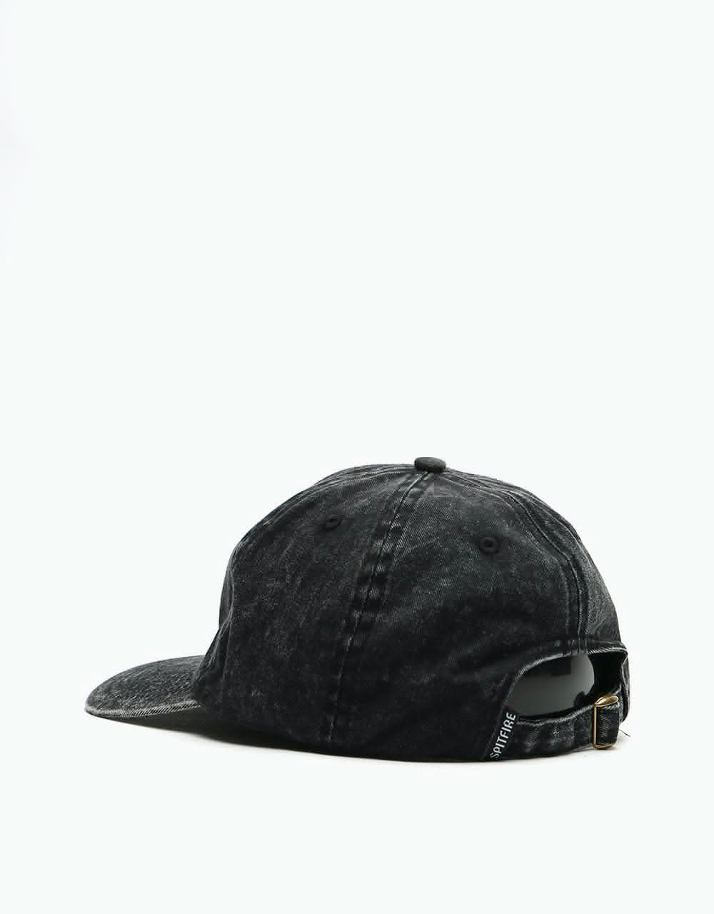 Spitfire Classic 87' Swirl Strapback Cap - Black/White