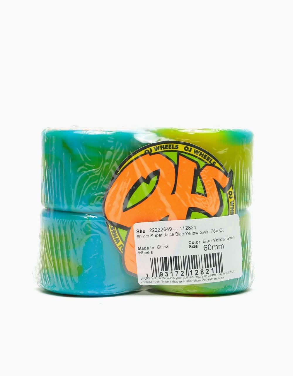 OJ Super Juice Swirl 78a Skateboard Wheel - 60mm