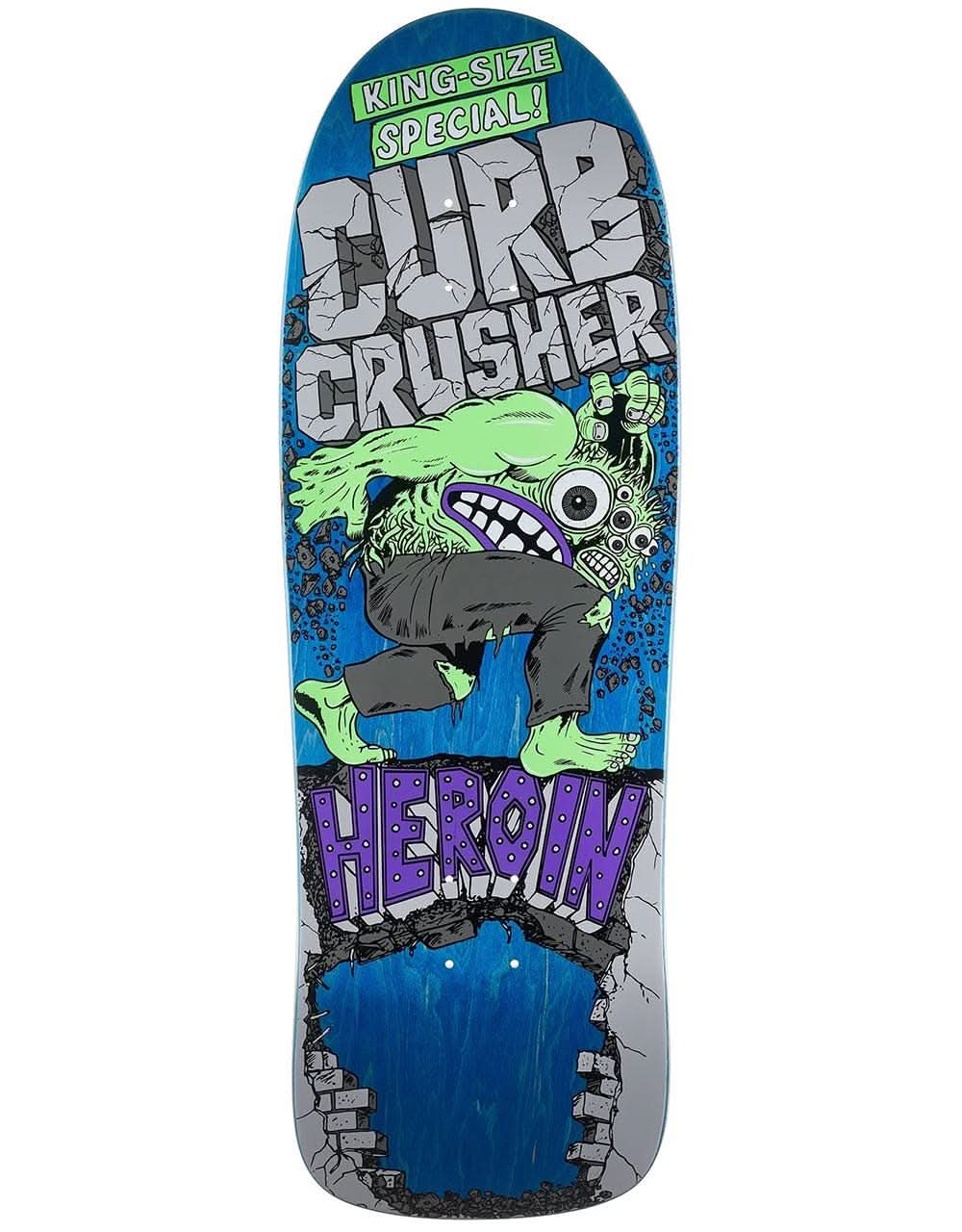 Heroin Curb Crusher Skateboard Deck - 10.25"