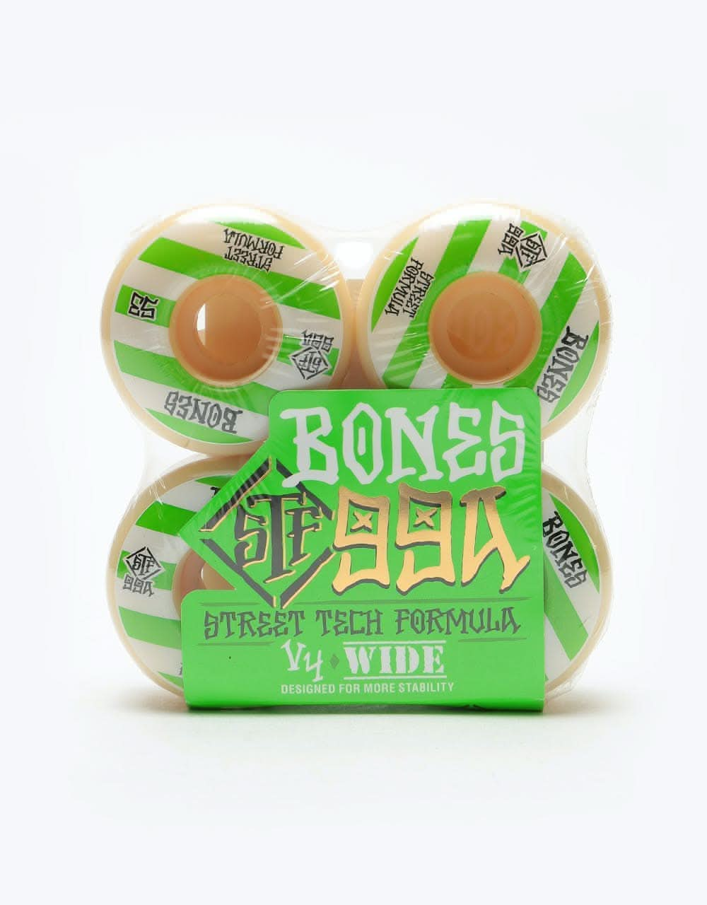 Bones Wide V4 STF 99a Skateboard Wheel - 53mm