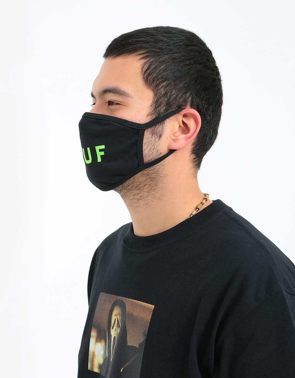 HUF OG Logo Face Mask - Black