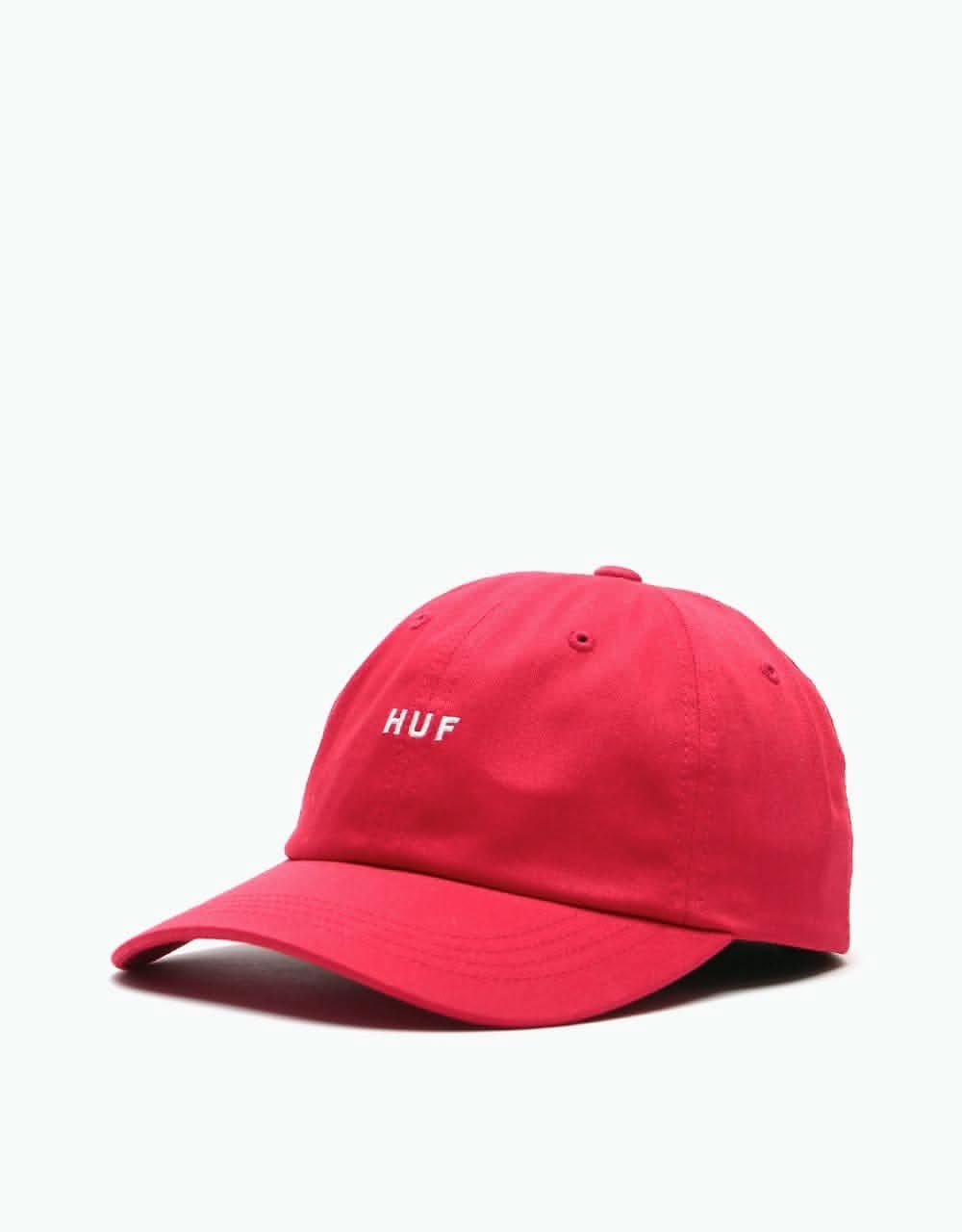 HUF OG Logo Curved Visor Cap - Resort Red