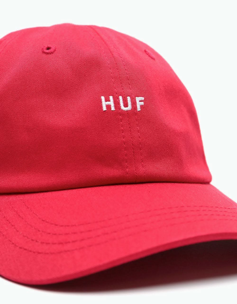 HUF OG Logo Curved Visor Cap - Resort Red