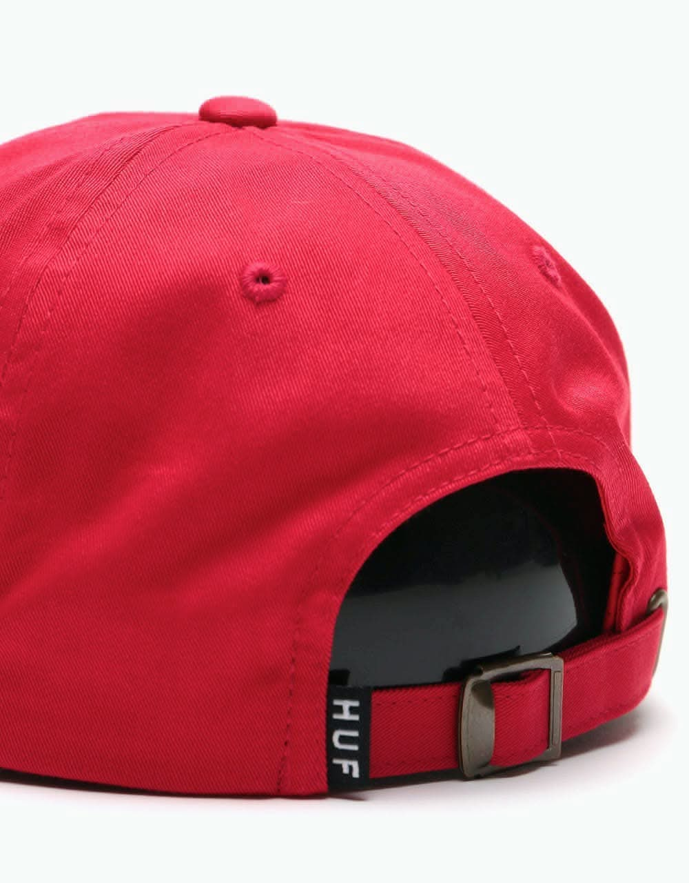 HUF OG Logo Curved Visor Cap - Resort Red