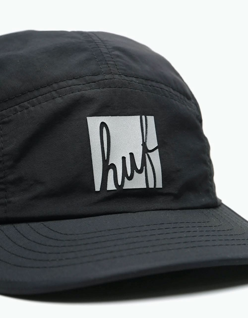 HUF Script Box Volley 5 Panel Cap - Black