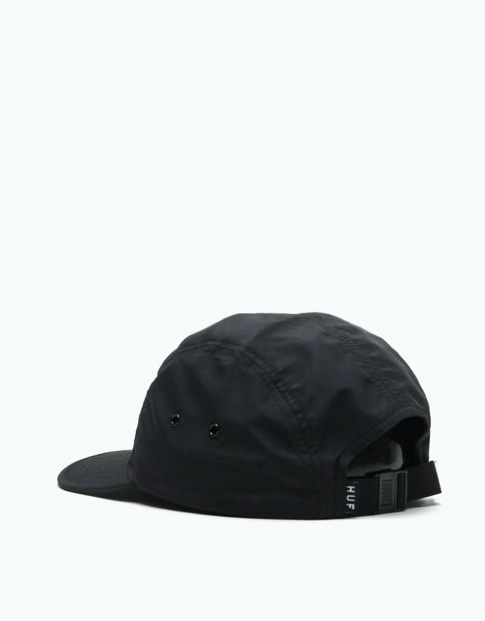 HUF Script Box Volley 5 Panel Cap - Black