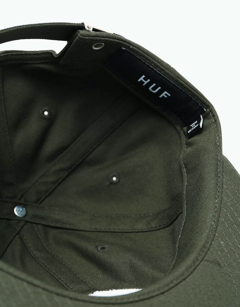 HUF Tenderloin Roses 6 Panel Cap - Black