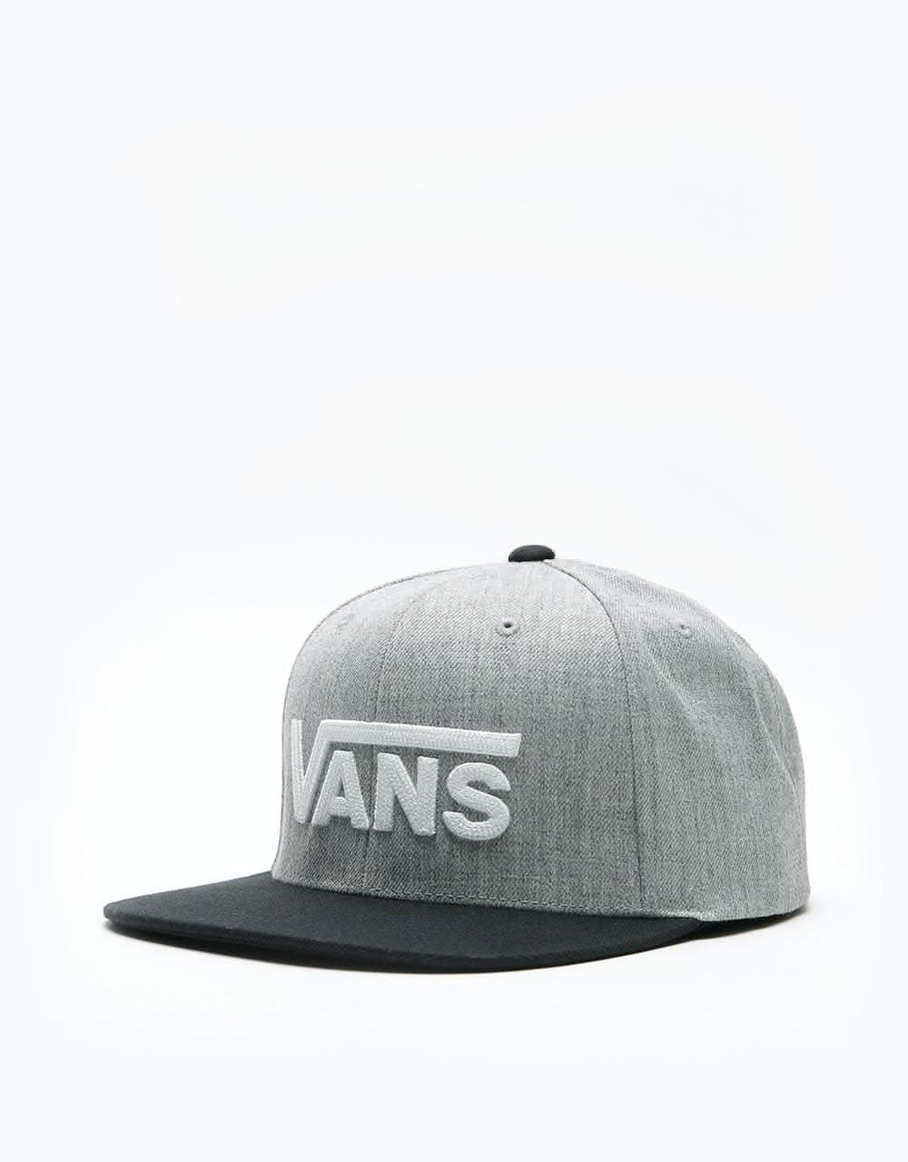 Vans Drop V II Snapback Cap - Heather Grey/Black