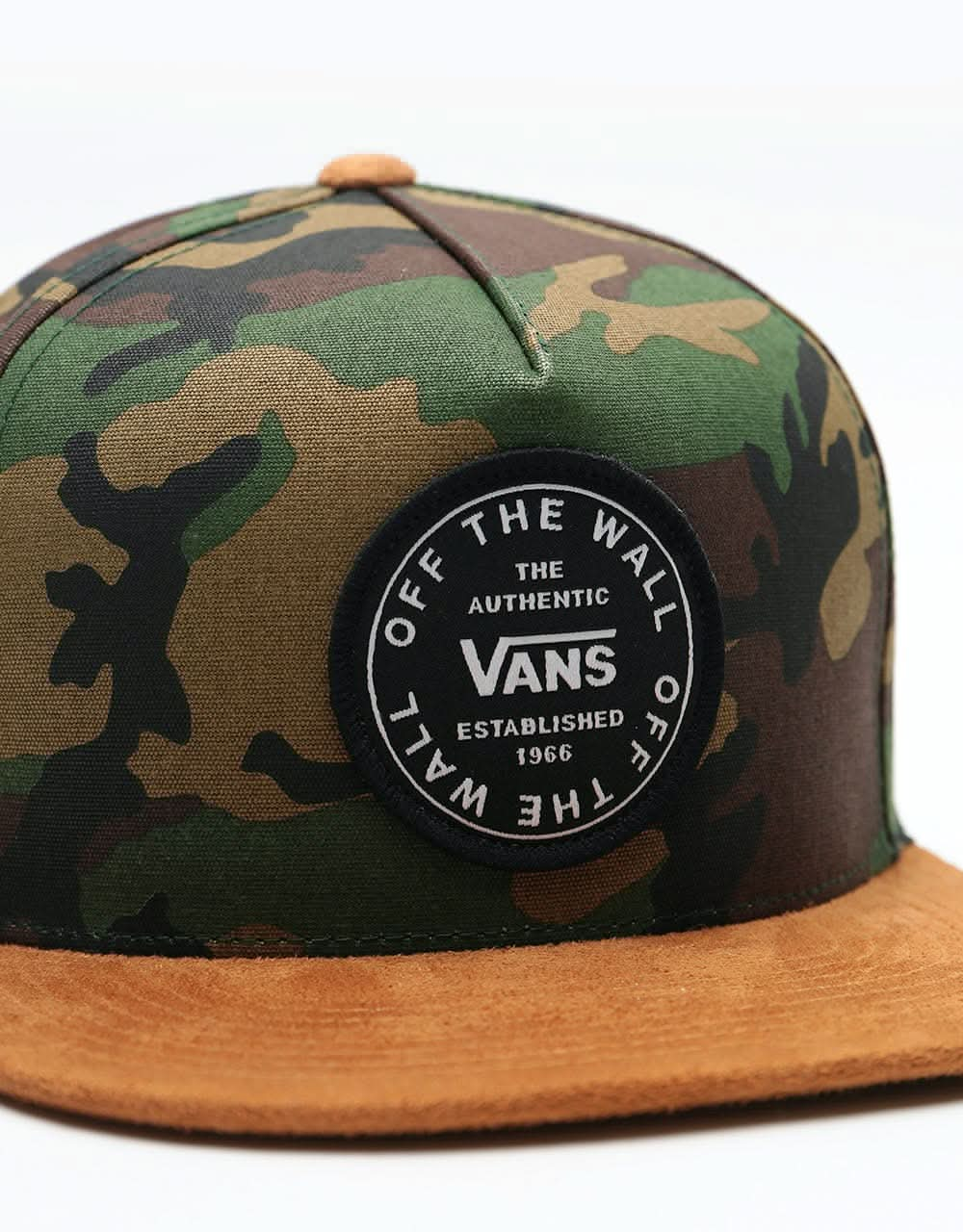 Vans Old Skool Circle Snapback Cap - Classic Camo