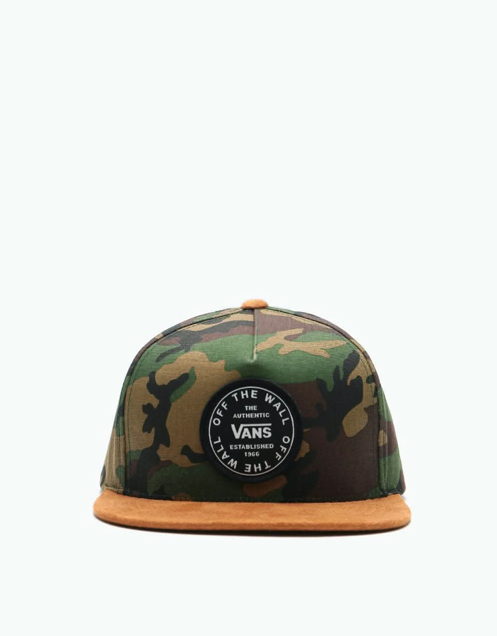 Vans Old Skool Circle Snapback Cap - Classic Camo