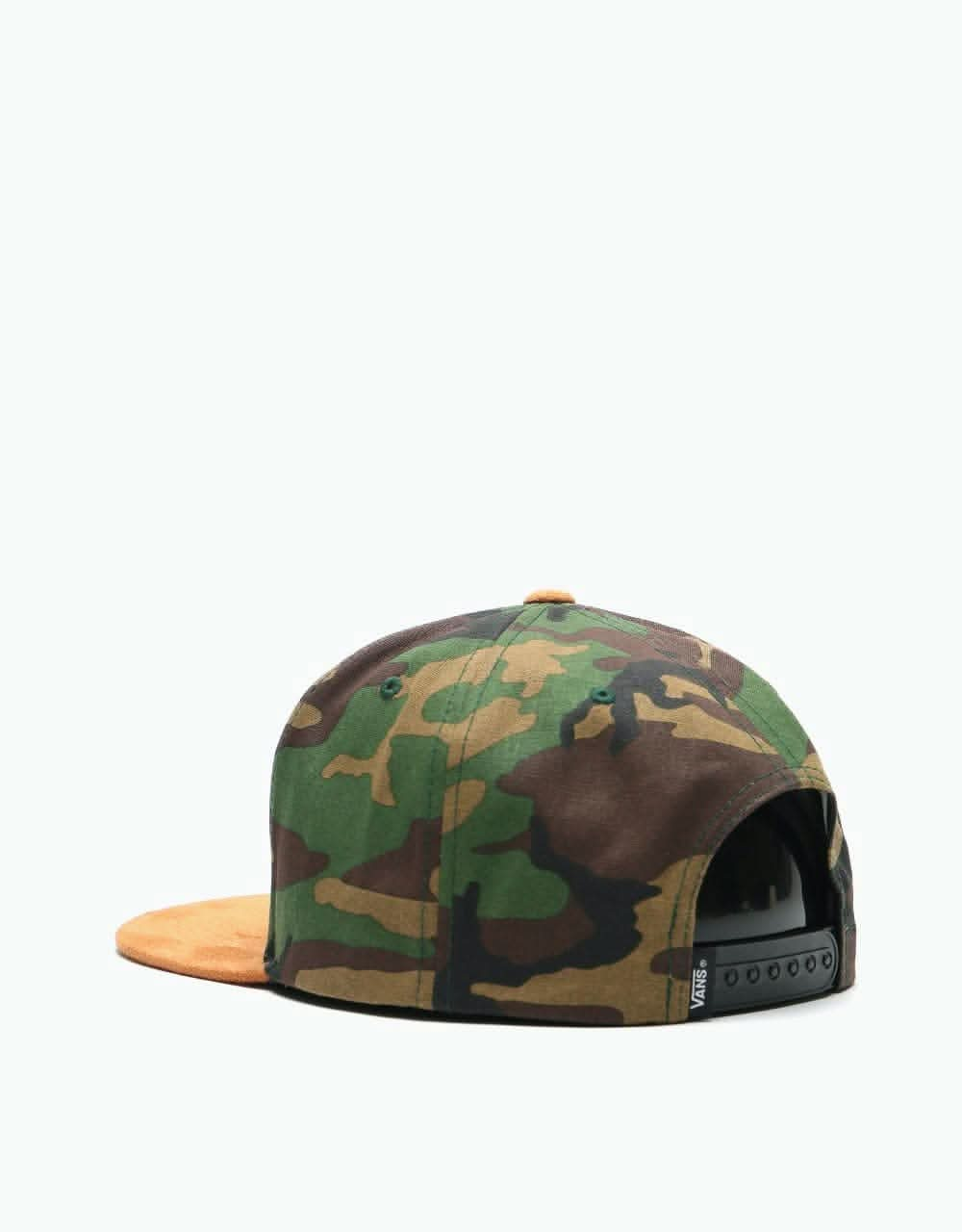 Vans Old Skool Circle Snapback Cap - Classic Camo