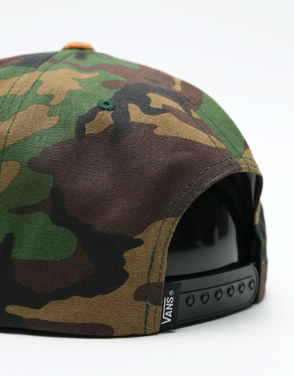 Vans Old Skool Circle Snapback Cap - Classic Camo