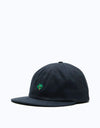 Magenta Plant 6 Panel Cap - Navy