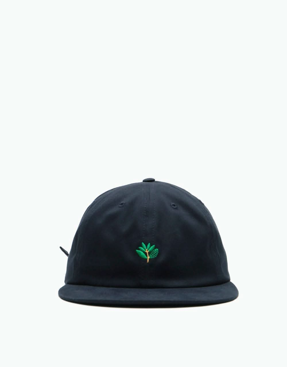 Magenta Plant 6 Panel Cap - Navy