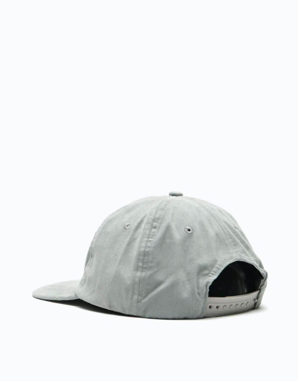 Chocolate Script Cord Snapback Cap - Grey