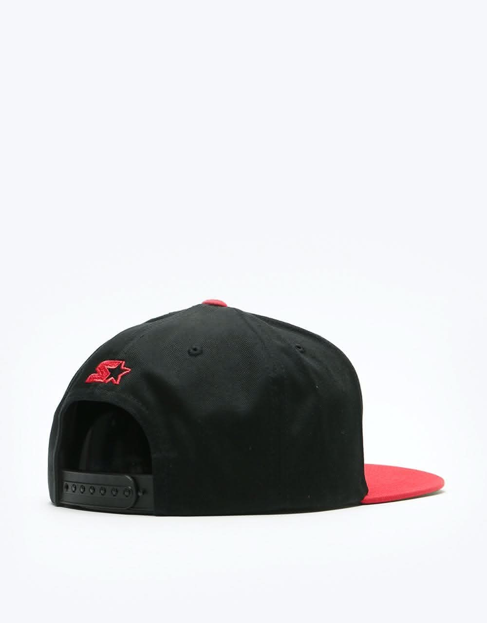 Girl Script Snapback - Black/Red