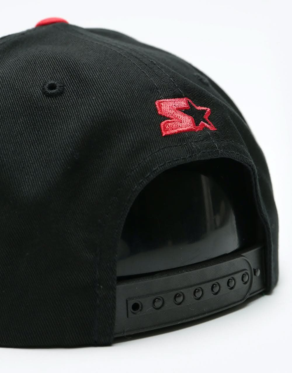 Girl Script Snapback - Black/Red