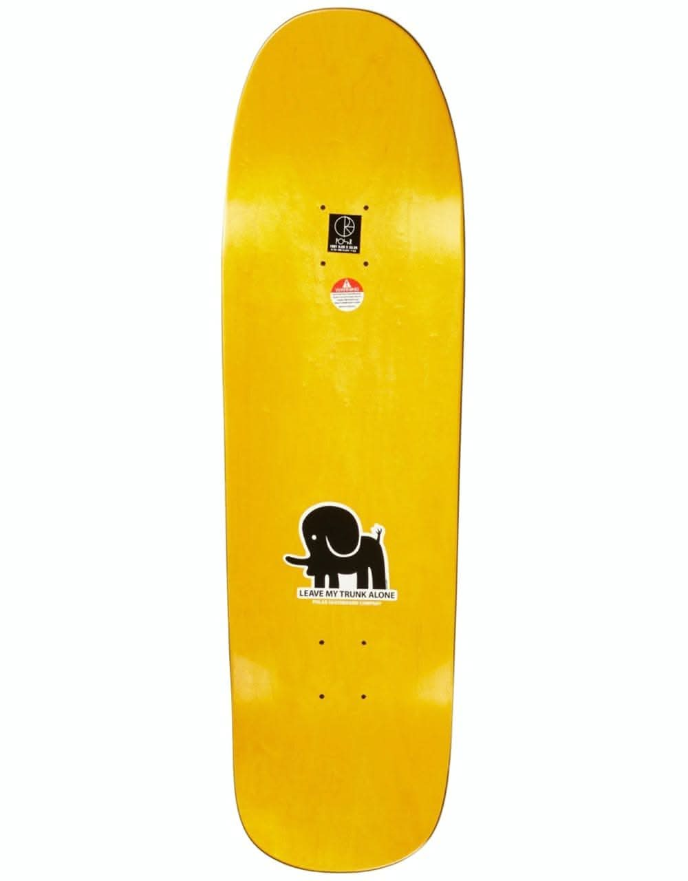 Polar Leave My Trunk Alone Skateboard Deck - 1991 Shape 9.25" (inc Wheel Wells)