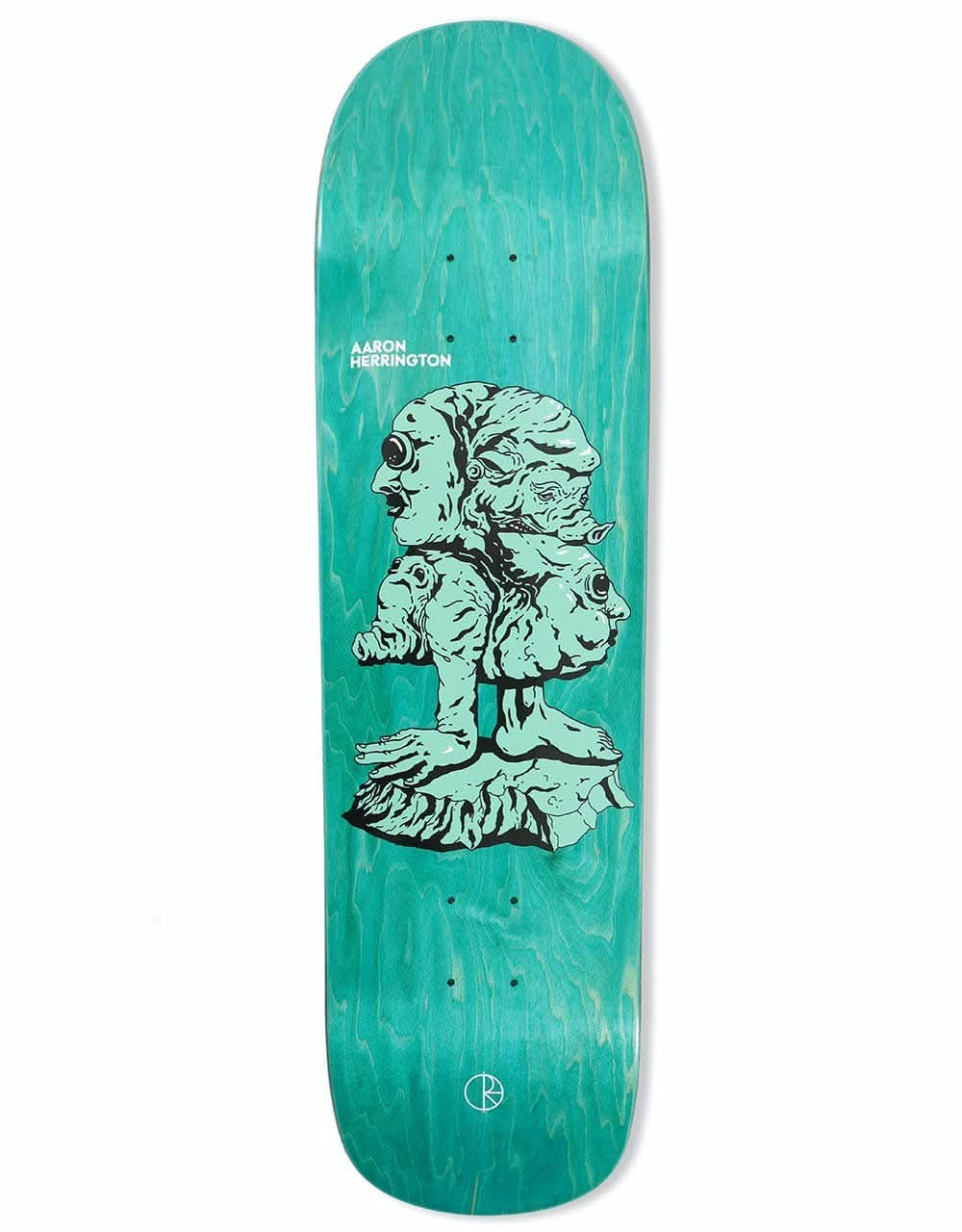 Polar Herrington Twin Head Skateboard Deck - P8 Shape 8.8"