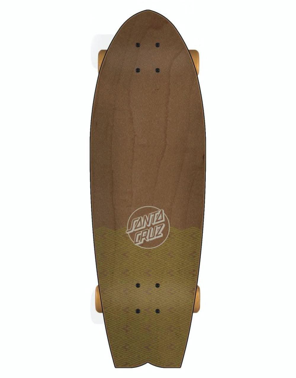 Santa Cruz Monyo Hand Shark Cruiser Skateboard - 8.8" x 27.7"