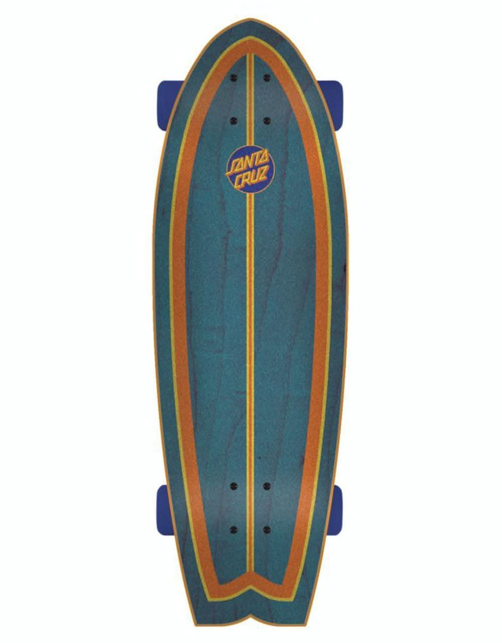 Santa Cruz Vacation Dot Shark Cruiser Skateboard - 8.8'' x 27.7''