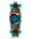 Santa Cruz Wave Dot Shark Cruiser Skateboard - 8.8'' x 27.7''