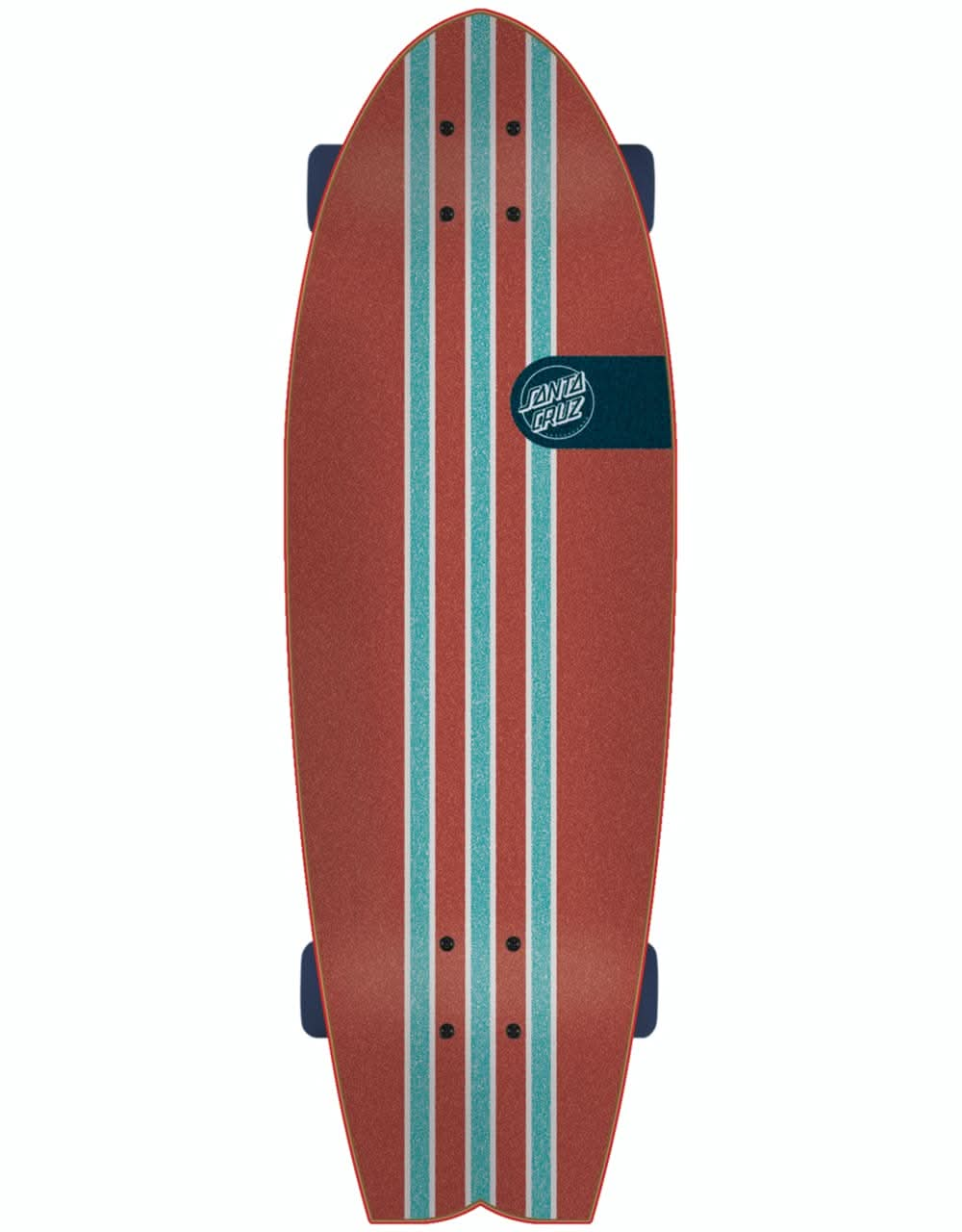 Santa Cruz Weekend Hand Shark Cruiser Skateboard - 8.8" x 27.7"