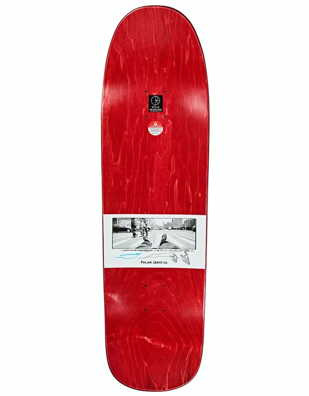 Polar Happy Sad Houston St. 'Golden Hour 'Skateboard Deck - 1991 Shape 9.25"